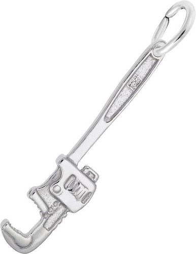 Charm chiave pipa argento - charm,