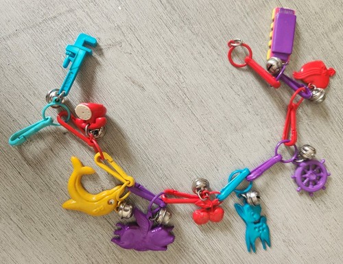 Charm campanella clip plastica