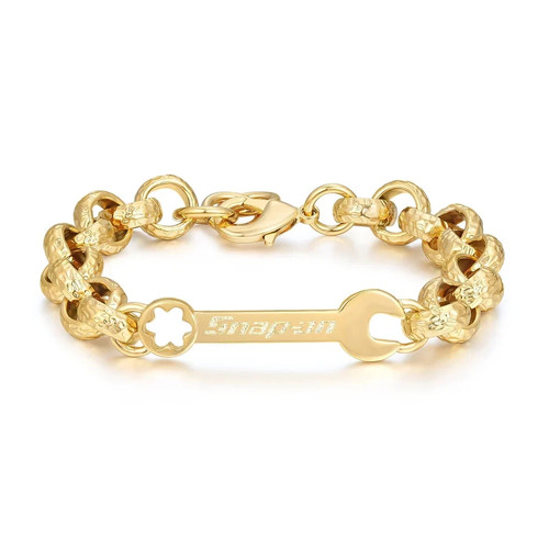 Bracciale uomo oro chiave - oro,