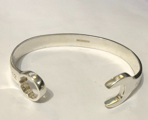 Bracciale chiave argento 12mm - bracciale,
