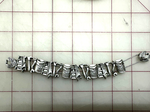 Strumenti tema charm bracciale - tema,