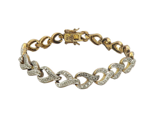 Bracciale catena maglia chiave