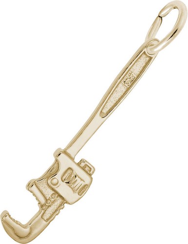 Charm chiave pipa argento - chiave, a
