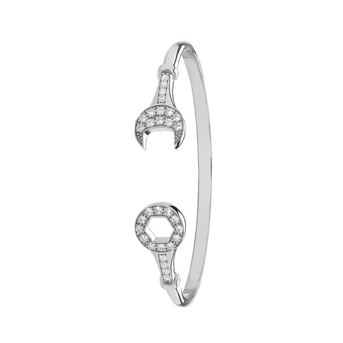 Bracciale con chiave ovale - , da